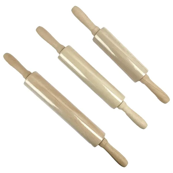Wood Rolling Pin Light Brown