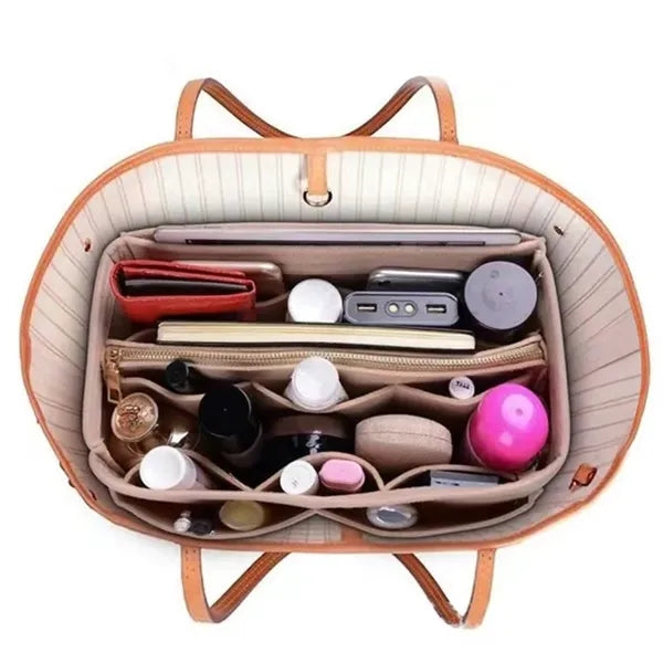 Felt Tote Insert Organizer Bag