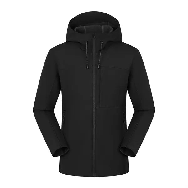 Casual Hooded Warm Stand-Up Collar Coat