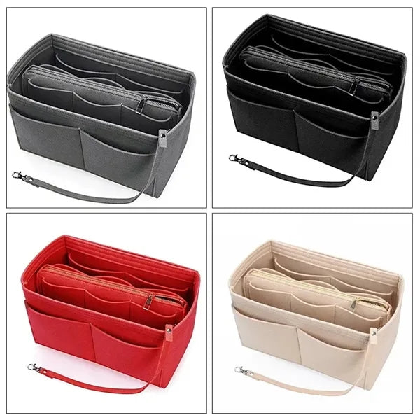 Felt Tote Insert Organizer Bag