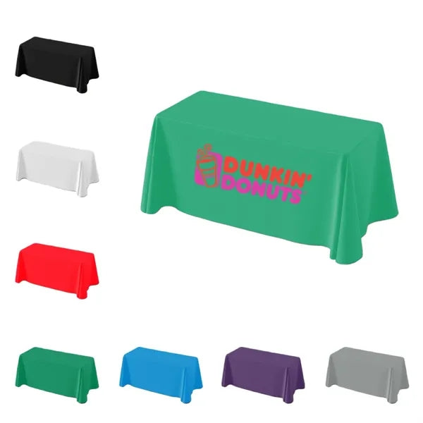 Size & LOGO Solid Color Tablecloth