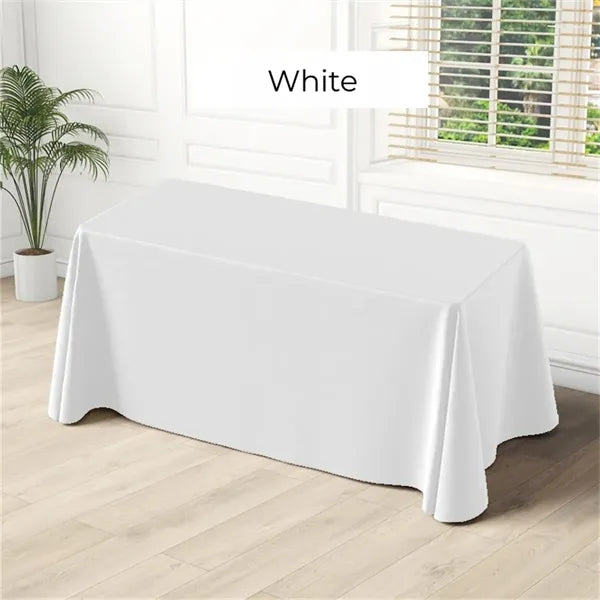 Size & LOGO Solid Color Tablecloth