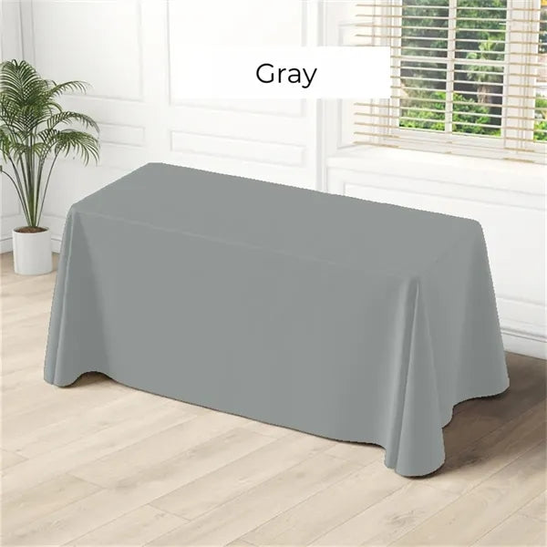 Size & LOGO Solid Color Tablecloth