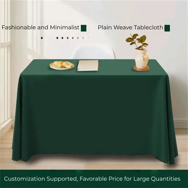 Size Plain Weave Tablecloth