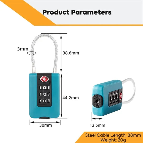 TSA Approved Luggage Lock
