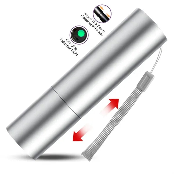 Rechargeable Aluminum LED Flashlight