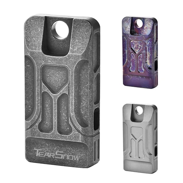 Titanium Alloy Dual-Tube Emergency Whistle