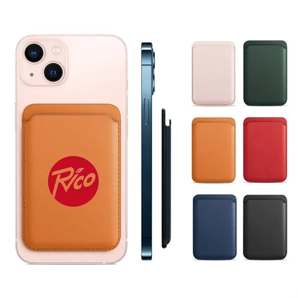 Magnetic Leather Wallet for iPhone