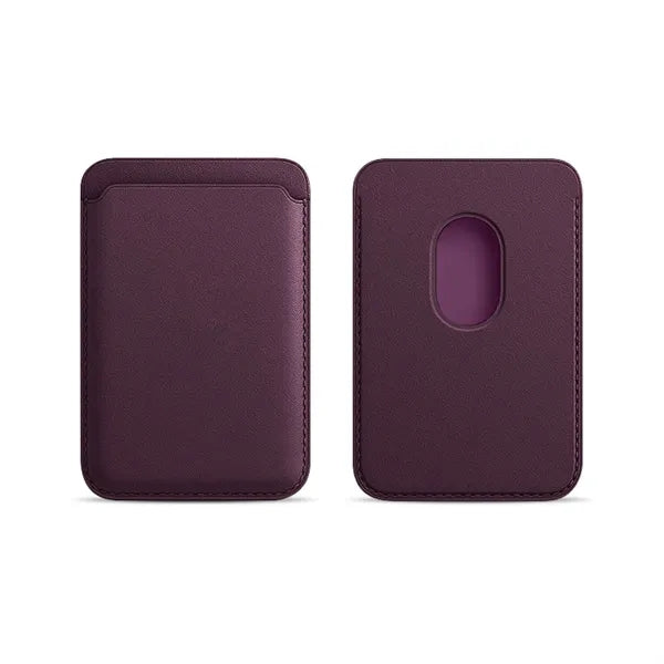 Magnetic Leather Wallet for iPhone