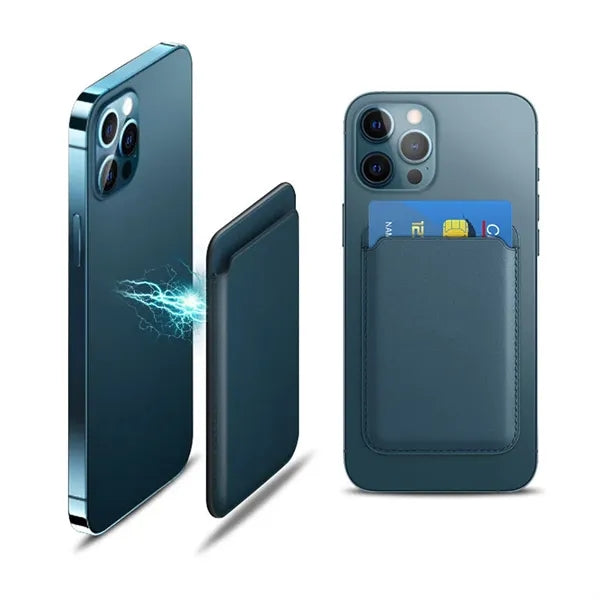 Magnetic Leather Wallet for iPhone