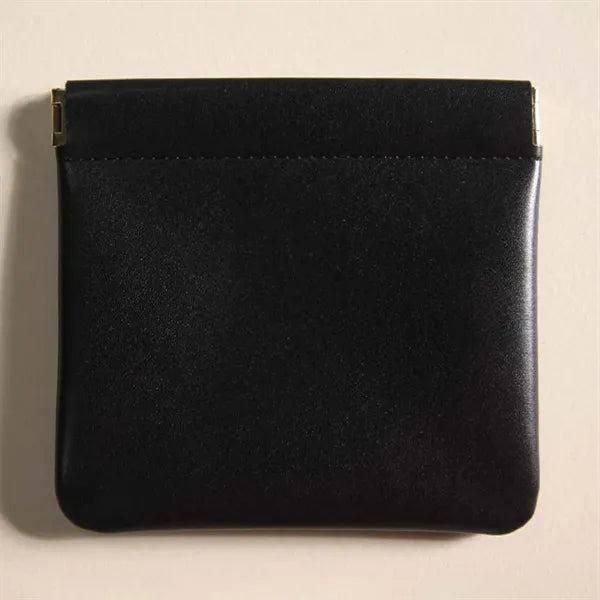 Squeeze Leather Storage Pouch