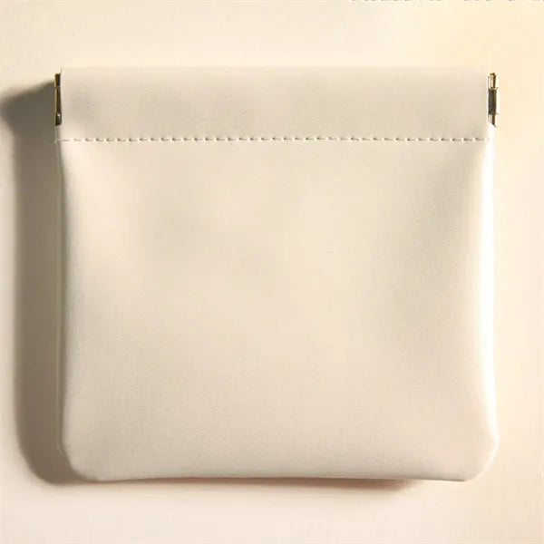 Squeeze Leather Storage Pouch