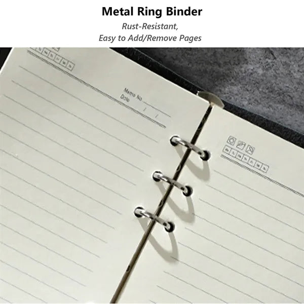 Vintage Leather Refillable A6 Notebook