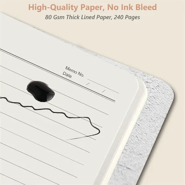 Elastic Band Leather A5 Notebook