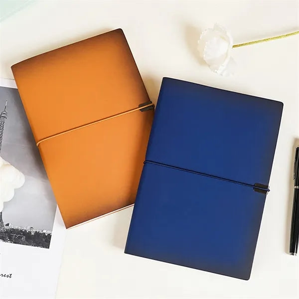 Elastic Band Leather A5 Notebook