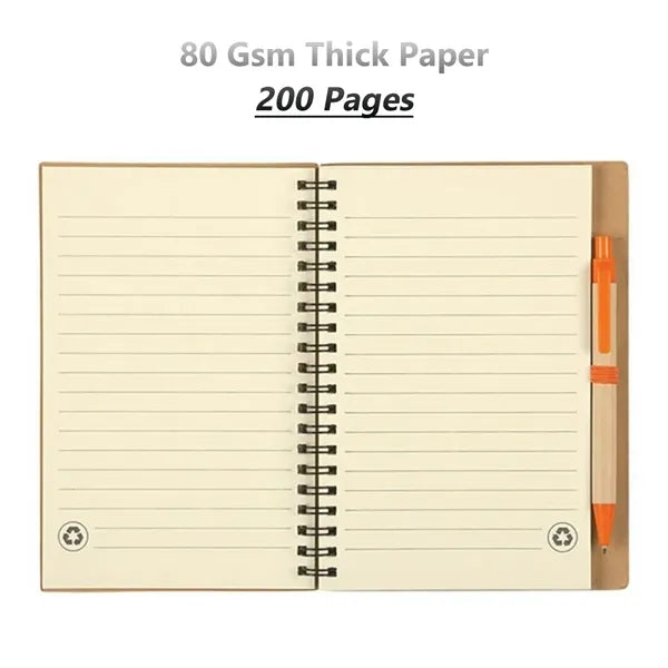 Kraft Spiral Notebook