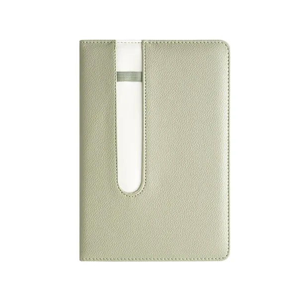 A5 Leather Notebook with Pen Holder