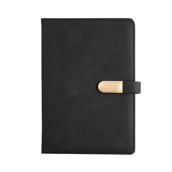 A5 Leather Notebook with Magnetic Closure