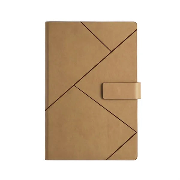 A5 Magnetic Closure Leather Notebook