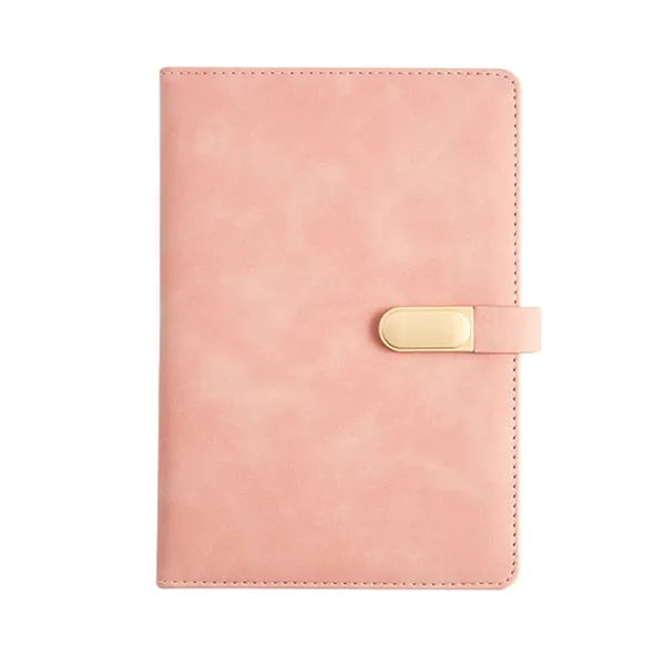 A5 Leather Notebook with Magnetic Closure