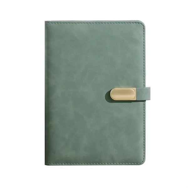 A5 Leather Notebook with Magnetic Closure