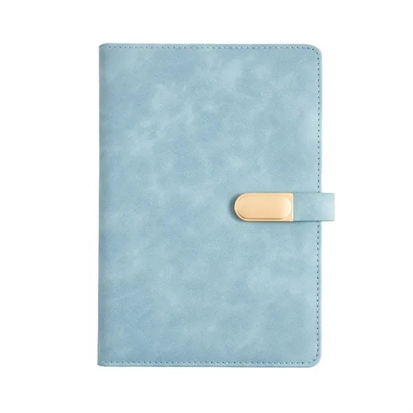 A5 Leather Notebook with Magnetic Closure