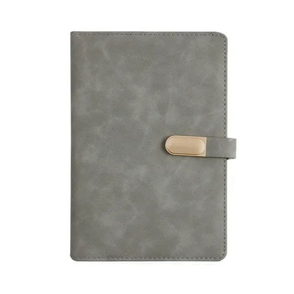 A5 Leather Notebook with Magnetic Closure