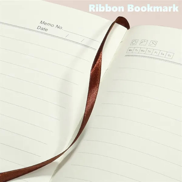 A5 Magnetic Closure Leather Notebook