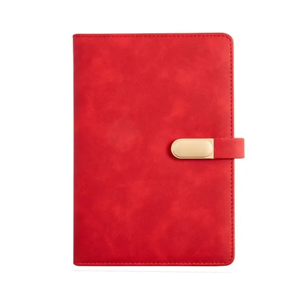 A5 Leather Notebook with Magnetic Closure