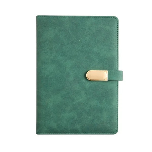 A5 Leather Notebook with Magnetic Closure