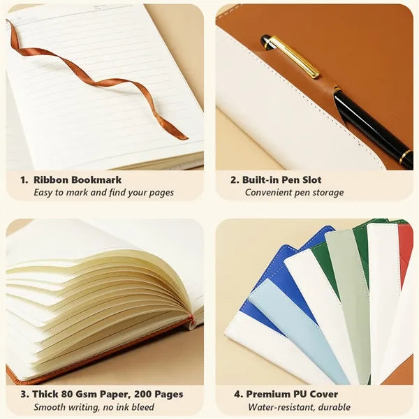 A5 PU Leather Business Notebook