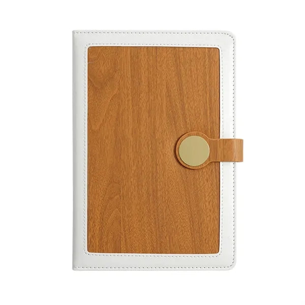 A5 Faux Bamboo Finish Notebook