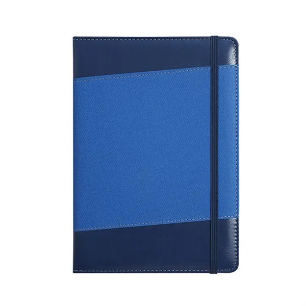 A5 Faux Bamboo Notebook with Elastic Band