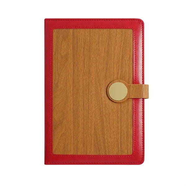 A5 Faux Bamboo Finish Notebook