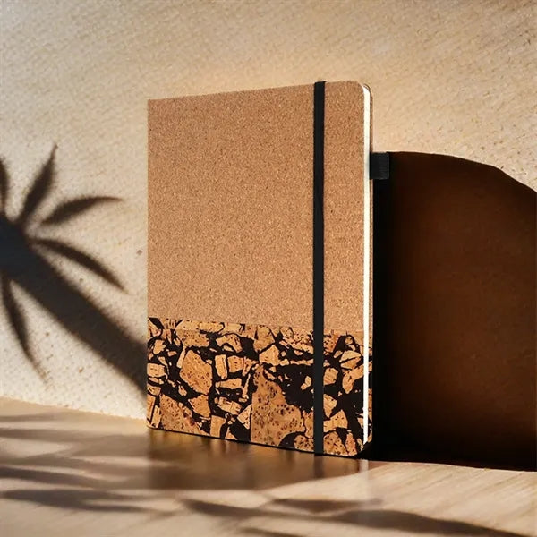A5 Recycled Coffee Grounds & Cork Business Notebook