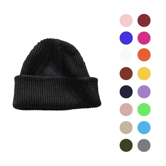 Unisex Winter Knit Beanie Cuffed Cap