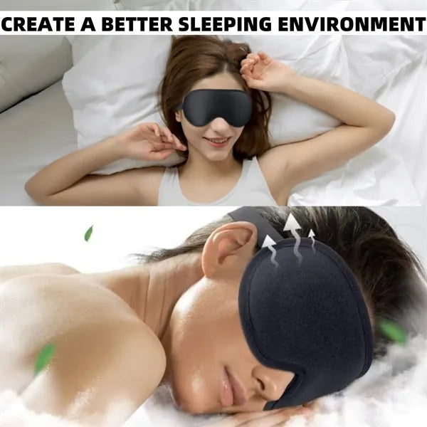 Adjustable Pressure-Free & Light Block-Out Sleeping Eye Mask