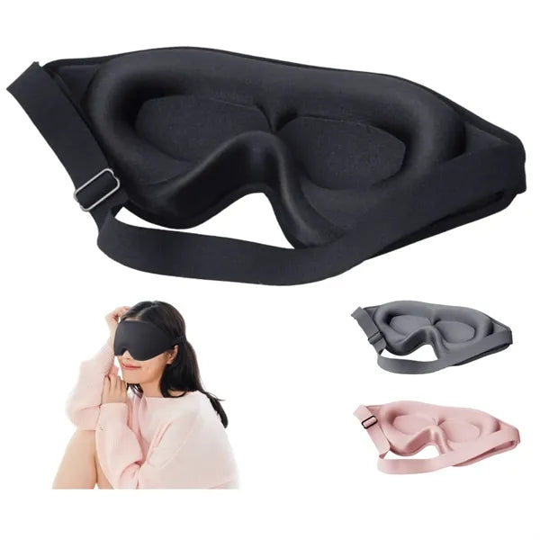 Adjustable Pressure-Free & Light Block-Out Sleeping Eye Mask
