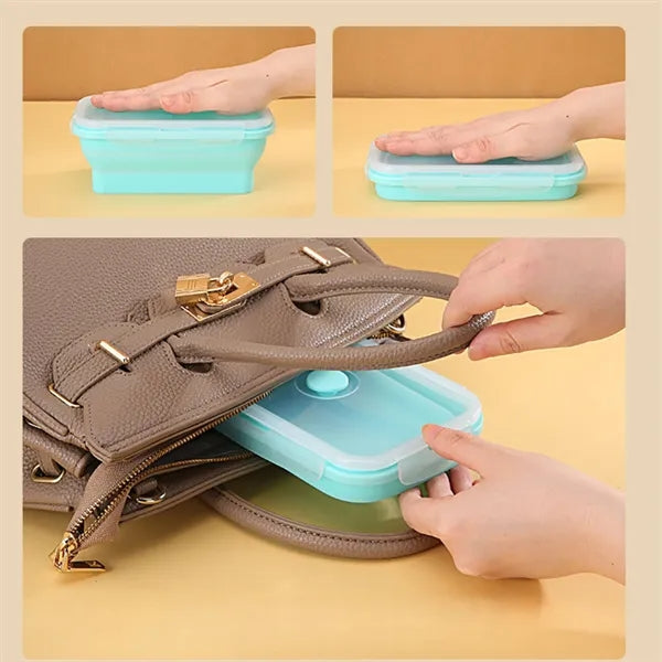 Lunch Box Collapsible Fridge Food Container Free Shipping