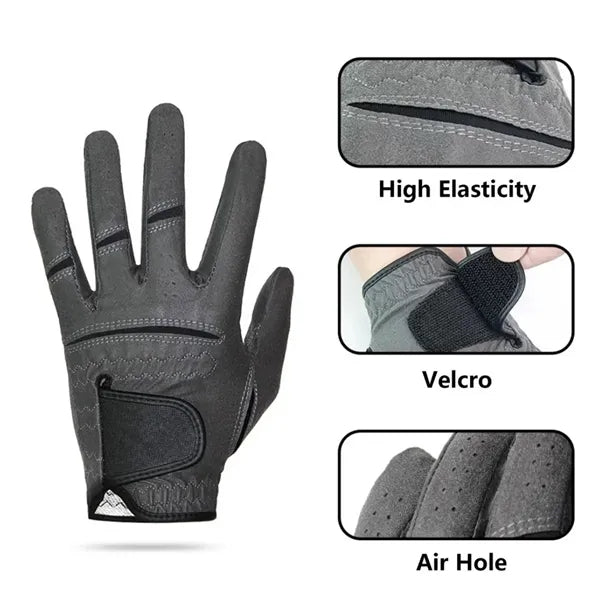 Breathable Leather Golf Gloves