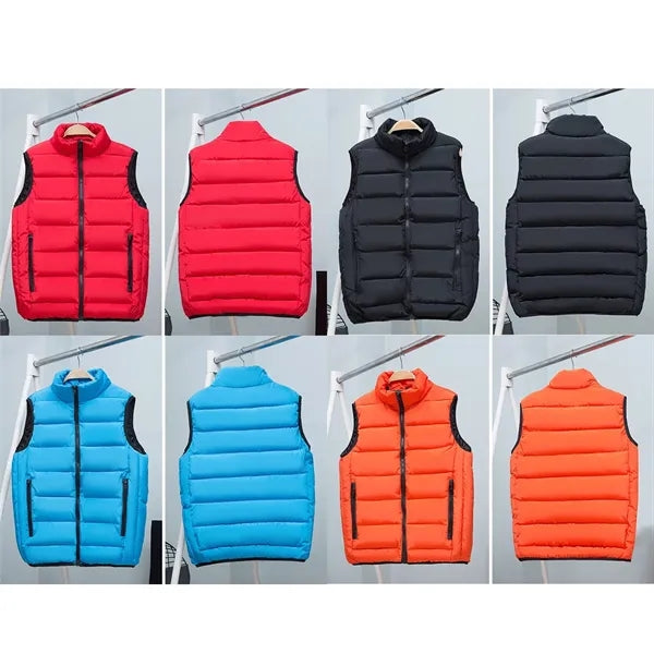 Unisex Winter Quilted Vest Free Shipping