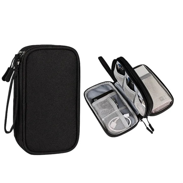 Double Layer Cable Organizer Bag Free Shipping