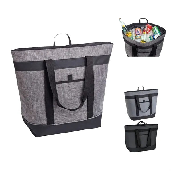 Collapsible Insulated Cooler Grocery Tote Bag