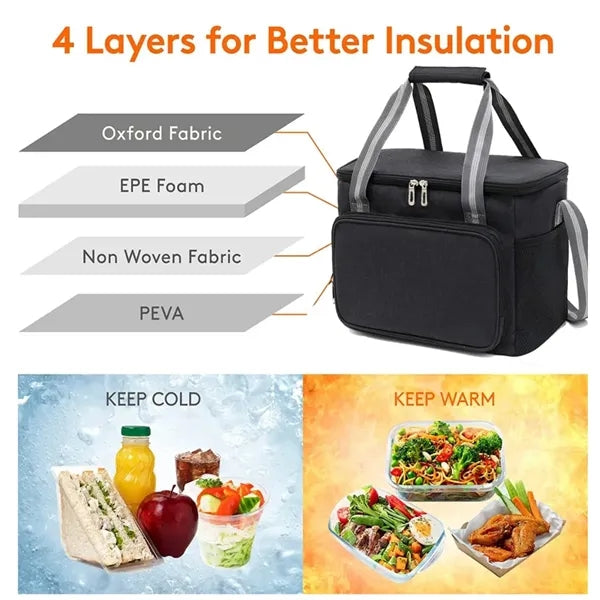 15L Thickened Insulation Picnic Cooler Lunch Bag