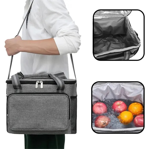 15L Thickened Insulation Picnic Cooler Lunch Bag