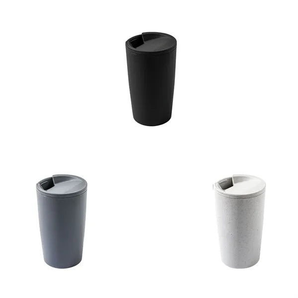 Portable Double Layer Plastic Coffee Cup Free Shipping