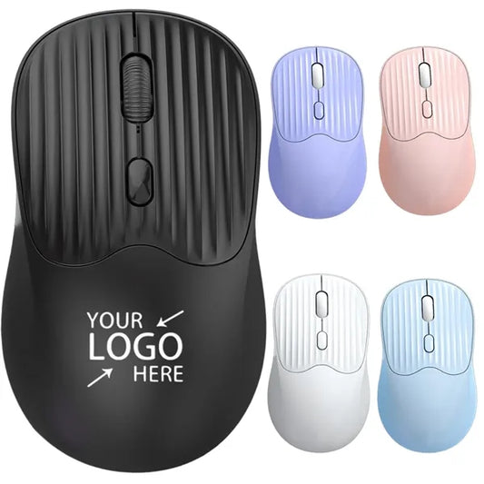 Silent Bluetooth Wireless Mouse Dual Mode Rechargeable