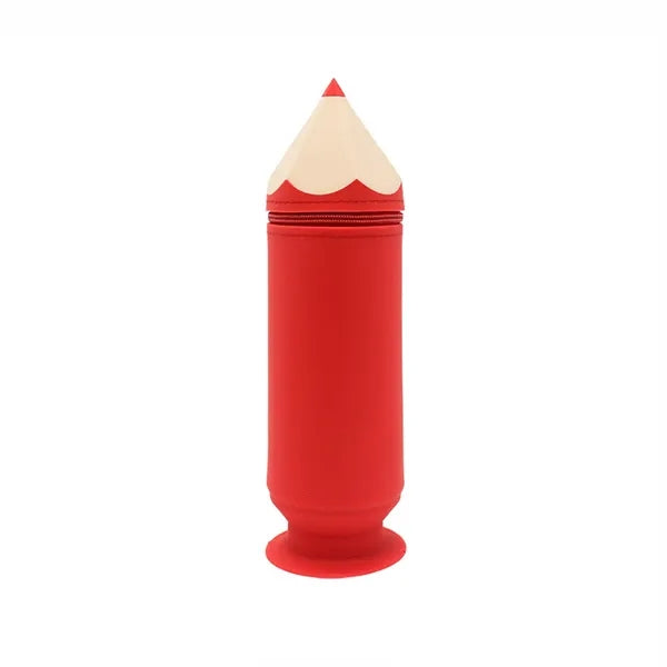 Pencil-Shaped Zipper Pencil Case