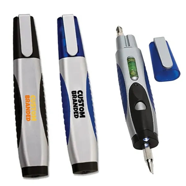 Multi-function Pocket Screwdriver Tool Kit Pen with Level
