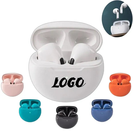 Pro6 TWS Wireless Bluetooth Earbuds In Ear Long Battery